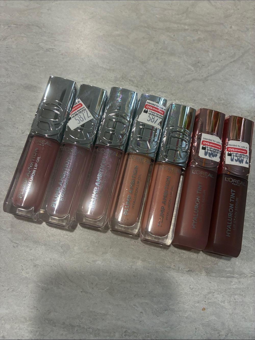 L'Oreal Hyaluron Lip Gloss & Tint Set in Neutral Mauve + Rose